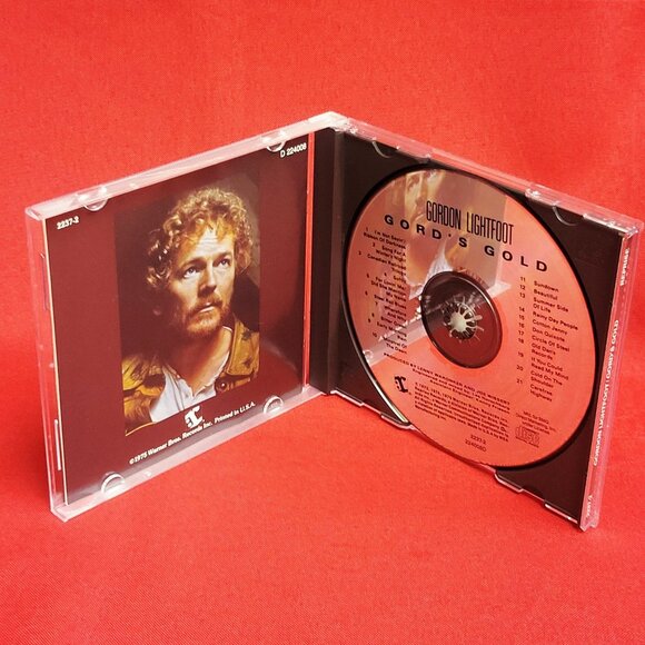 Gordon Lightfoot Gords Gold 2 Record Set on 1 CD 1975 - Picture 5 of 8